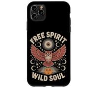 Gufo, luna, stella, sole, mistico, magia, foresta, spirito, design Custodia per iPhone 11 Pro Max
