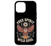 Gufo, luna, stella, sole, mistico, magia, foresta, spirito, design Custodia per iPhone 12 Pro Max