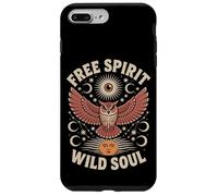 Gufo, luna, stella, sole, mistico, magia, foresta, spirito, design Custodia per iPhone 7 Plus/8 Plus