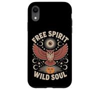 Gufo, luna, stella, sole, mistico, magia, foresta, spirito, design Custodia per iPhone XR