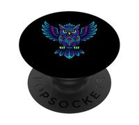 Gufo messicano Azteco Maya antico simbolo della mitologia arte PopSockets PopGrip Adesivo