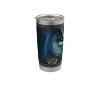 Gufo mistico gufo e gufo custode della foresta Bicchiere termico in acciaio inox doppia parete