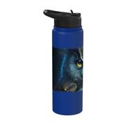 Gufo mistico gufo e gufo custode della foresta Stainless Steel Insulated Water Bottle