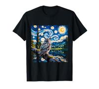 Gufo Notte Stellata Van Gogh Uccello Notturno stravagante Maglietta