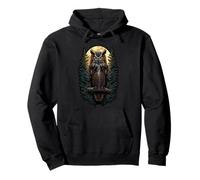 Gufo Notturno Uccello Rapace Silent Wise Spirit Hunter Felpa con Cappuccio