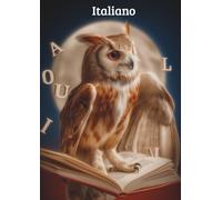 Gufo per l'italiano: Un quaderno per ogni materia, un animale per ogni talento. Formato A4 a righe