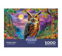 Gufo Puzzle 1000 Pezzi, Jigsaw Puzzle Ad Alta Difficoltà Regali Per Adulti E Adolescenti, Home Giochi 52x38cm/1000pcs