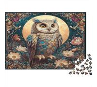 Gufo Puzzle 1000 Pezzi Jigsaw Puzzle Per Adolescenti E Bambini, Giochi Stimolanti Per Tutta La Famiglia 70x50cm/1000pcs