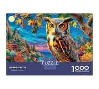 Gufo Puzzle 1000 Pezzi, Jigsaw Puzzle Per Adulti E Ragazzi Dai 14 Anni in Su, Giochi Stimolanti Per Tutta La Famiglia 70x50cm/1000pcs