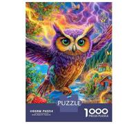Gufo Puzzle 1000 Pezzi, Jigsaw Puzzle Per Adulti E Ragazzi Dai 14 Anni in Su, Giochi Stimolanti Per Tutta La Famiglia 70x50cm/1000pcs