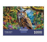 Gufo Puzzle 1000 Pezzi, Jigsaw Puzzle Per Adulti E Ragazzi Dai 14 Anni in Su, Giochi Stimolanti Per Tutta La Famiglia 70x50cm/1000pcs