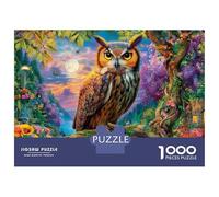 Gufo Puzzle 1000 Pezzi, Jigsaw Puzzle Per Adulti E Ragazzi Dai 14 Anni in Su, Giochi Stimolanti Per Tutta La Famiglia 38x26cm/1000pcs