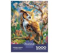 Gufo Puzzle 1000 Pezzi, Jigsaw Puzzle Per Adulti E Ragazzi Dai 14 Anni in Su, Giochi Stimolanti Per Tutta La Famiglia 38x26cm/1000pcs