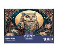Gufo Puzzle 1000 Pezzi - Jigsaw Puzzle Regali Per Adulti E BambiniGioco Di Sfida Intellettuale, Impossibile Puzzle 38x26cm/1000pcs
