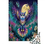 Gufo Puzzle Da 1000 Pezzi Per Adulti E Bambini - Puzzle Ad Alta Difficoltà,Giochi Stimolanti Per Tutta La Famiglia 52x38cm/1000pcs