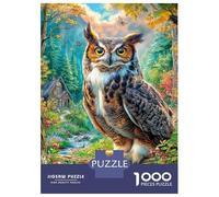 Gufo Puzzle Da 1000 Pezzi - Puzzle Ad Alta Difficoltà,Giochi Stimolanti Per Tutta La Famiglia 70x50cm/1000pcs