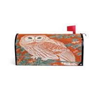 Gufo sbarrato Scalogno cinese elaborato pittura decorativa cassetta postale copertura per la primavera copertura magnetica unica cassetta postale natale dimensioni standard Caja de correos