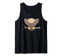 Gufo senza testa Halloween notte uccello costume facile Canotta