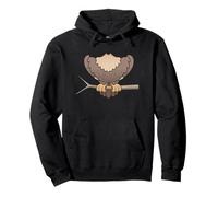 Gufo senza testa Halloween notte uccello costume facile Felpa con Cappuccio