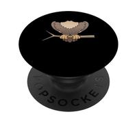 Gufo senza testa Halloween notte uccello costume facile PopSockets PopGrip Adesivo