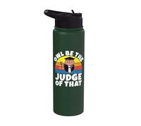 Gufo Sii il giudice di quel gufo Stainless Steel Insulated Water Bottle