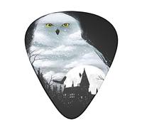 Gufo Snow Moon Night Castle - Plettri per chitarra a basso elettrico per chitarra acustica (12 punti)