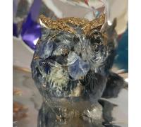 GUFO SODALITE ORGONITE CIVETTA Rame Energia Quarzo orgone yoga tower buster zen
