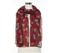 GUFO SU UNA Branch stampa moda da donna maxi sciarpa Sarong A ALL'ingrosso