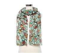 GUFO SU UNA Branch stampa moda da donna maxi sciarpa Sarong A ALL'ingrosso