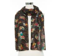 GUFO SU UNA Branch stampa moda da donna maxi sciarpa Sarong A ALL'ingrosso