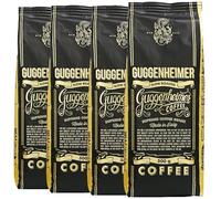 Guggenheimer Supreme Caffe Grani 2 kg - Tostatura Extra Lenta - Caffe in Grani Arabica e Robusta - Caffè Chicchi per Macchine Automatiche 4 x 500 g