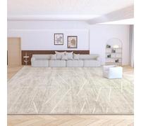 GUGJHFVH Soggiorno Morbido Tappeto, Tappeto a Pelo Corto Camera da Letto Sala da Pranzo antiscivolo Lavabile Tappeto Decor Stile Inchiostro Astratto Grigio, 200 x 290 cm