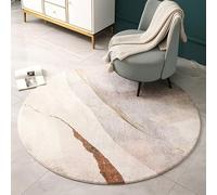 GUGJHFVH Tappeto Rotondo Salotto Lavabile antiscivolo ø 150 cm per Soggiorno Sala da Pranzo Cameretta Retro Vecchio Inchiostro Grigio