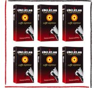 Guglielmo Caffè Macinato Gusto Classico Caffè Espresso Italiano Bar Moka 6x250g