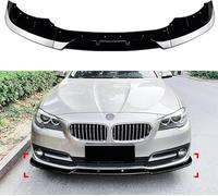 GuGuoZZ Auto Paraurti Anteriore Spoiler Labbro Inferiore Splitter Lama per BMW 5 Series F10 F11 LCI 2015-2017 Anticollisione Anteriore Paraurti Lip Spoiler