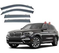 GuGuoZZ Deflettori Finestrini Auto per BMW X3 G01-2018-2022 deflettori d'Aria Antiturbo Antivento Antipioggia Visiere Parapioggia Porta Visiera