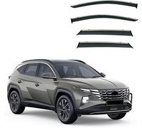 GuGuoZZ Deflettori Finestrini Auto per Hyundai Tucson 2021-2025 deflettori d'Aria Antiturbo Antivento Antipioggia Visiere Parapioggia Porta Visiera