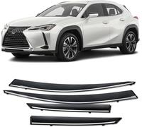 GuGuoZZ Deflettori Finestrini Auto per Lexus UX UX200 UX250H 2019-2021 deflettori d'Aria Antiturbo Antivento Antipioggia Visiere Parapioggia Porta Visiera