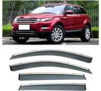 GuGuoZZ Deflettori Finestrini Auto per Range Rover Evoque 2011-2018 deflettori d'Aria Antiturbo Antivento Antipioggia Visiere Parapioggia Porta Visiera