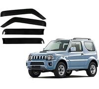 GuGuoZZ Deflettori Finestrini Auto per Suzuki Jimny MK3/JB23-JB53 2005-2018 deflettori d'Aria Antiturbo Antivento Antipioggia Visiere Parapioggia Porta Visiera
