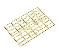 Gugxiom 1/12 Casa delle Bambole Lettere Numeri Scheda Modello Fai da Te in Materiale Plastico Non Tossico, Meraviglioso Accessorio Decorativo per la Casa delle Bambole, Ideale per Migliorare le (GOLD)