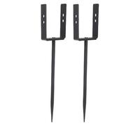 Gugxiom 2 Staffe per Tubi Pluviali per Acqua Piovana, in Ferro Regolabile, Resistenti Alle Intemperie, Ancoraggi di Supporto per il Fissaggio Dell'estensione dei Pluviali All'aperto