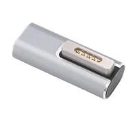 Gugxiom Adattatore di Ricarica Rapida da Tipo C a Magnetico 5A PD, Adattatore da USB C a T Tip, Interfaccia di Aspirazione Magnetica in Lega di Alluminio per Laptop OS X (da USB a