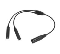 Gugxiom Adattatore per Cuffie Aeronautiche per Cuffie XLR a 5 Pin Doppia Spina GA Generale per Adattatore per Cuffie XLR a 5 Pin per la Maggior Parte delle Cuffie