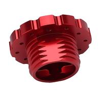 Gugxiom Adattatore per Volante da Gioco in Alluminio, Adattatore per Volante di Ricambio a Sgancio Rapido, Adattatore per Piastra Volante per Sterzo, Adatto a T500 / (Rosso)