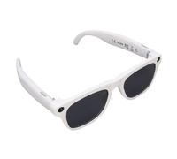 Gugxiom AI Smart Glasses 4K Camera Bluetooth Bluetooth Dual Stopakers con AI Sound Assistant per la Traduzione in Tempo Reale e Le Applicazioni di Dialogo Visivo (White)