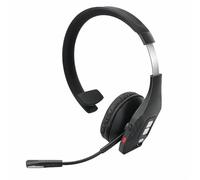 Gugxiom Auricolare Bluetooth 5.3 con Doppia Cancellazione del Rumore AI, Auricolare Bluetooth per Camionista con Microfono per Lavoro, Call Center, Camionisti, Videoconferenze, Nero