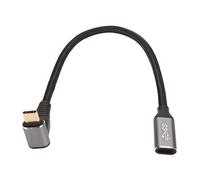 Gugxiom Cavo di Prolunga USB C, USB C 3.2 Cavo da Maschio a Femmina con PD100W Velocità di 10 Gbps Rapida e 4K a 60Hz per le Console di Gioco del Mazzo Steam (25CM)