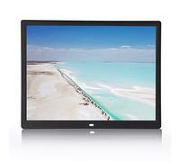 Gugxiom Cornice Digitale da 15 Pollici, Cornice Digitale, Schermo IPS FHD 1024x768, Rotazione Automatica, Configurazione Semplice per Condividere Foto o Video, Miglior Regalo per la (Spina europea)