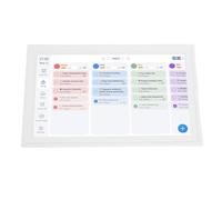 Gugxiom Cornice per Foto Calendario Digitale WiFi Interattiva con Touchscreen da 15,6 Pollici per Avvisi Personalizzabili per Uso Personale e Professionale (bianco puro)